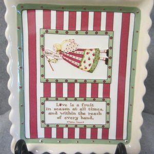 SWEET GIFTCRAFT BY KARLA DORNACHER TRINKET PLATE WITH FEET